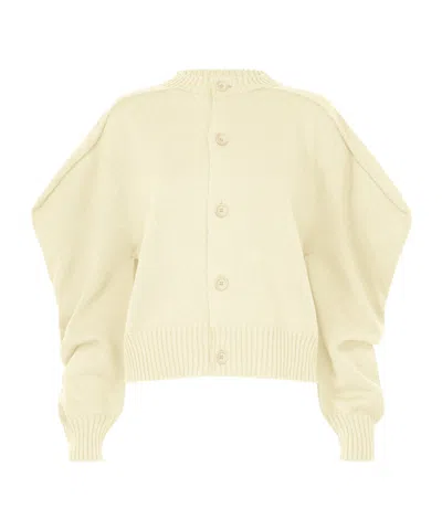 Issey Miyake Akimbo Knit In Neutral