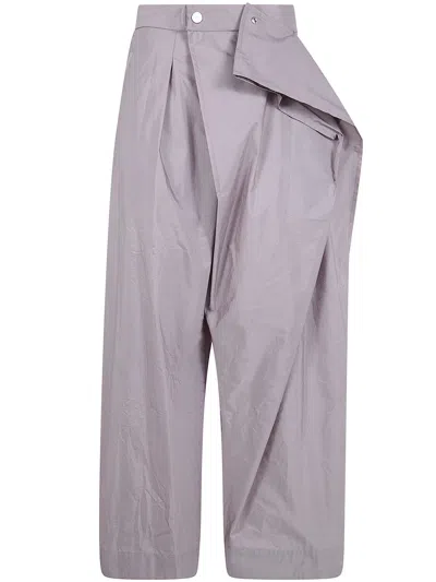 Issey Miyake 'akimbo' Volume Trousers In Gray