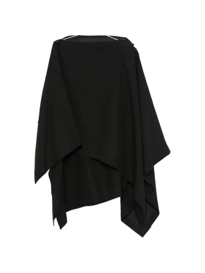 Issey Miyake All Squares Blouse In Black