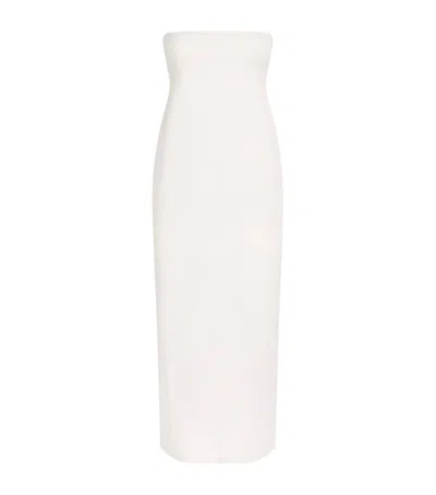 Issey Miyake Allow High-rise Maxi Skirt In White