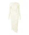 Issey Miyake Ambiguous Semi-sheer Dress In White