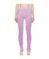 Issey Miyake Purple Ambiguous Leggings In Pink