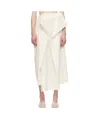 Issey Miyake Off-white Ample Maxi Skirt In Off White