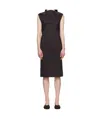 Issey Miyake Brown Ample Midi Dress In Brown