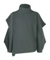Issey Miyake Angular Stone Jumper In Green