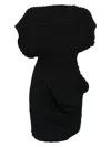 Issey Miyake Black Knit 'as It Is' Top In Black