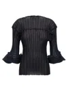Issey Miyake Blue Asagao Top