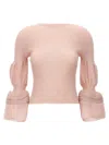 Issey Miyake Pink Assemblage Branch Top In Pink