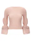 Issey Miyake Pink Assemblage Branch Top In Pink