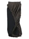 Issey Miyake Asymmetric Midi Skirt