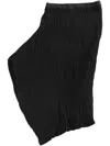 Issey Miyake Asymmetric Skirt In Black