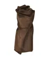 Issey Miyake Asymmetrical Dress In Green