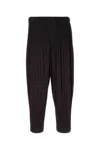 Issey Miyake Pantalone In Poliestere Melanzana  Uomo In Plumviolet