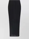 Issey Miyake Midi Skirt Featuring Pleated Design In Black