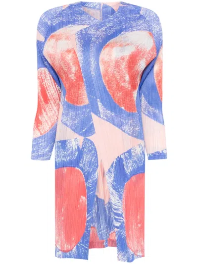 Issey Miyake Backlight Coat In Blue