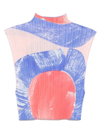 Issey Miyake Backlight Tank Top In Red