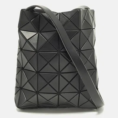 Pre-owned Issey Miyake Bao Bao Black Faux Leather Crossbody Bag