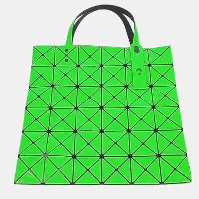 Pre-owned Issey Miyake Bao Bao Black/green Pvc Bag