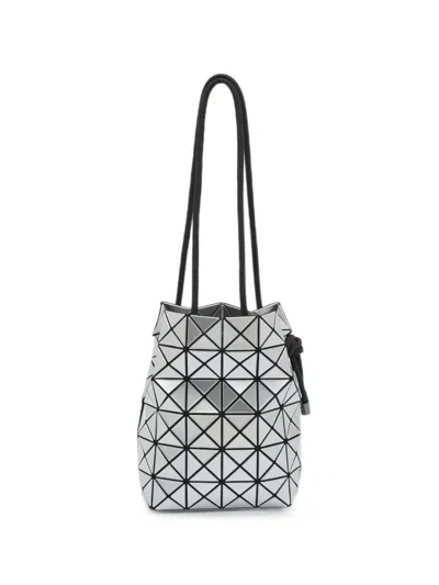 Pre-owned Issey Miyake Bao Bao Bucket Bag In Silver