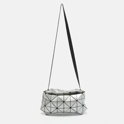 Pre-owned Issey Miyake Bao Bao Carton Grey Pvc Shoulder Bag In Gray