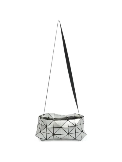 Pre-owned Issey Miyake Bao Bao Carton Shoulder Bag In Silver