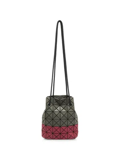 Pre-owned Issey Miyake Bao Bao Geometric Bucket Bag In Gray