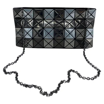 Pre-owned Issey Miyake Bao Bao  Women's Metallic Prism Crossbody Bag In Black