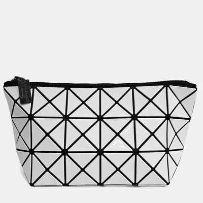 Pre-owned Issey Miyake Bao Bao Pouch In White
