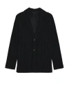 Issey Miyake Tailored Pleats 1 Blazer In Black