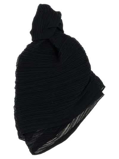 Issey Miyake Basic Madame-t Small Scarves And Foulards Black