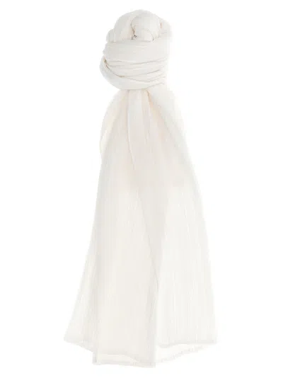Issey Miyake Basic Madame-t Small Scarves And Foulards White