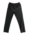 Issey Miyake Pinstripe Pattern Straight Trousers In Black
