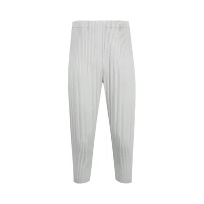 Pre-owned Issey Miyake Basic Pants 'light Grey' | Men's Size 2 In Gray