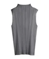 Issey Miyake Basic Pleated Pullover