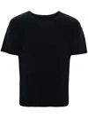 Issey Miyake Black Basics T-shirt In 蓝色