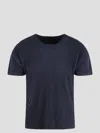 Issey Miyake Basic Plisse T Shirt T-shirts Blue In Blue