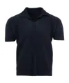 Issey Miyake Black Basics Polo Shirt In Black