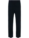 Issey Miyake Basic Slim-fit Trousers In Black