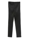 Issey Miyake "basic Slim" Pants In Black