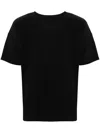 Issey Miyake Black Basics T-shirt In Black