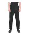 Issey Miyake Basic Tapered Plissé Trousers In Black