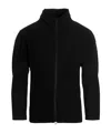 Issey Miyake Pleated Texture Jacket With High Collar In Black