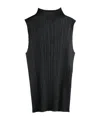 Issey Miyake Pleated Sleeveless Top