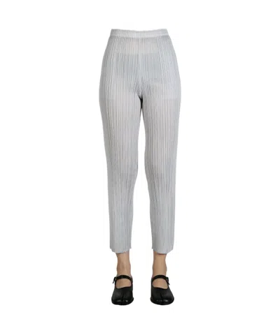 Issey Miyake Basics Pants In Light Grey