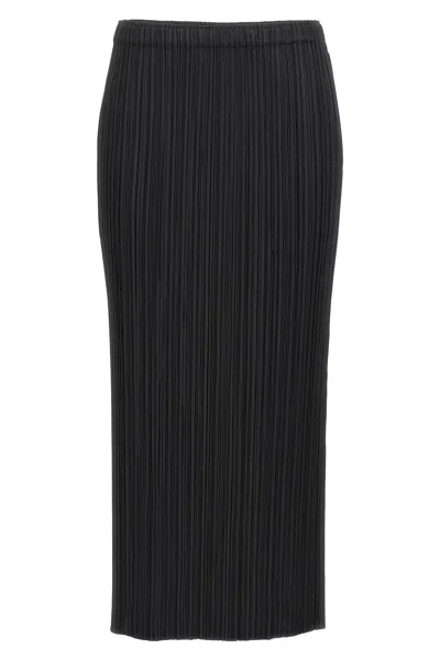 Issey Miyake 'basics' Skirt In Black