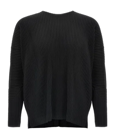 ISSEY MIYAKE PLISSÉ LONG-SLEEVED T-SHIRT