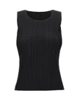 Issey Miyake Sleeveless Pleated Top