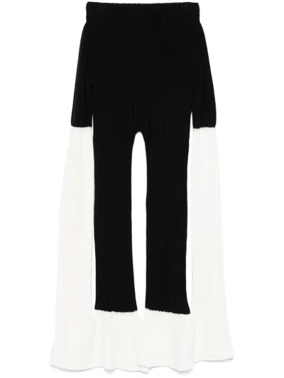 Issey Miyake Behind The Scenes Trousers In Black