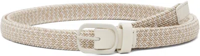 Issey Miyake Beige Braided Belt
