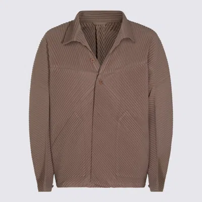 ISSEY MIYAKE BEIGE CASUAL JACKET